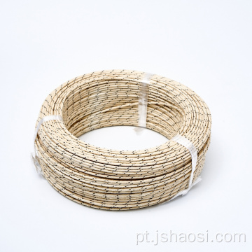 2 mm² de mica níquel pura fios embrulhados